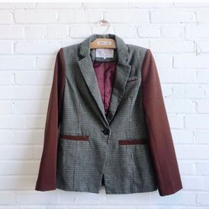 PINK MARTINI gray brown jacket blazer